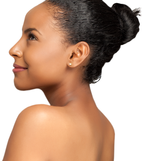 Burnett Plastic Surgery model, profile portrait